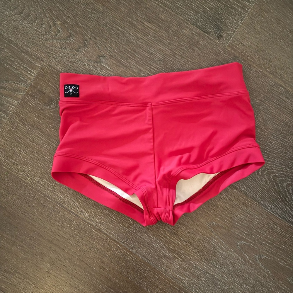 Kandi Kouture Red Dance Shorts/Briefs TXS 0/2
